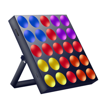 High Brightness 25pcs 10w RGBW 4in1 5x5 LED DMX Matrix Panel Light 5x5 Blinder Light For DJ Equipment