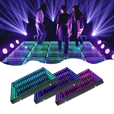 3d infinity mirror video light led dance floor