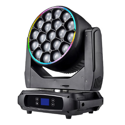19*60W  Bee-eye Wash Zoom With Led Strip