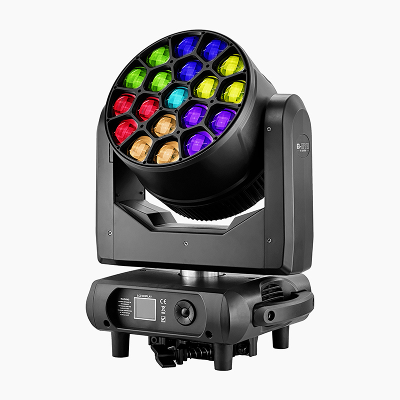  K15 19X40W B Bee Eye RGBW 4in1 Zoom LED Wash Moving Head Lights