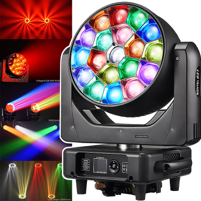 K15 Led 19x40w Bee Eye Moving Head Zoom Wash Dj Disco Event Stage Lights for Church